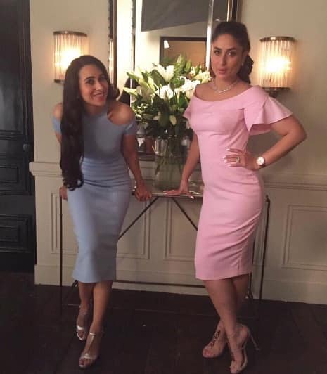 Lolo and Bebo giving pose for the photoshoot(Image courtesy- Instagram @therealkarismakapoor)