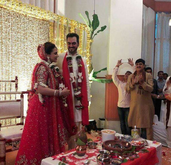 The priest spoke tamil only and none of the family members understood him. So she said, “This time it’s a Sindhi priest who speaks Hindi too, so my in-laws will at least understand what is being said.”(Image Courtesy - Instagram)