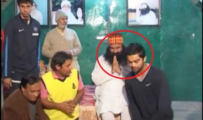 In Pics: When Virat Kohli And Ashish Nehra Sought Blessings From Gurmeet Ram Rahim Singh In Pics: When Virat Kohli And Ashish Nehra Sought Blessings From Gurmeet Ram Rahim Singh