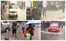 Incessant Downpour Throws Life Out Of Gear In Mumbai; Train Movement Halted At Western Line