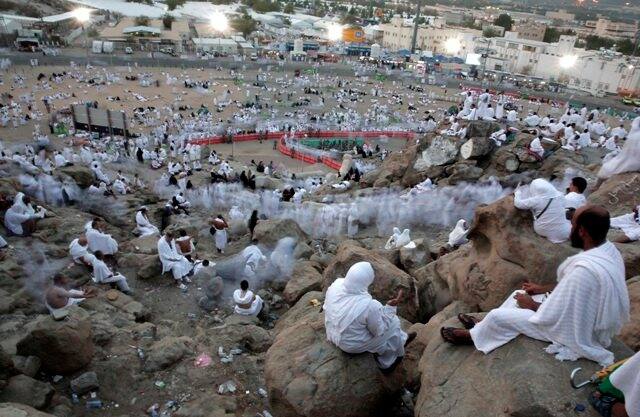 Noura Sulieman, a pilgrim from the Philippines, said she'd been to the hajj many times before and was here again to pray for her family. (Photo: AP)