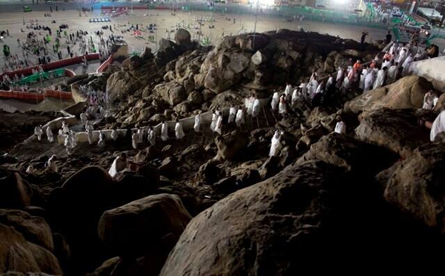 From dawn until dusk, the massive crowd of people will be gathered here in Mount Arafat to spend the day in supplication and contemplation. It is here, on this mountain surrounded by desert, where the Prophet Muhammad delivered his final sermon more than 1,400 years ago.