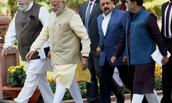 A cloud of uncertainty, however, hangs over the participation of the BJP allies like the JD(U) and Shiv Sena in the reshuffle, the third since the NDA came to power in 2014, and chances of the AIADMK joining the government also appeared slim. (Image: File)