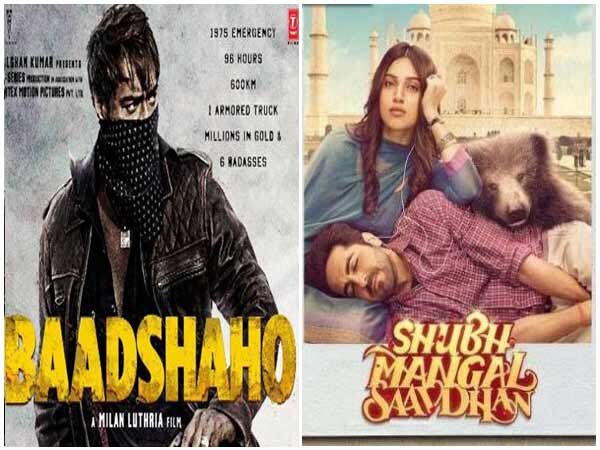 'Baadshaho,' 'Shubh Mangal Saavdhan' witness growth on Day 2 at Box-Office 'Baadshaho,' 'Shubh Mangal Saavdhan' witness growth on Day 2 at Box-Office