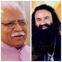 Ram Rahim \'ji\' for Haryana CM Khattar 