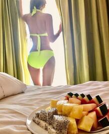 TV Actress Sara Khan Chills Out In Bikini in Pattaya - Here Are The Pictures