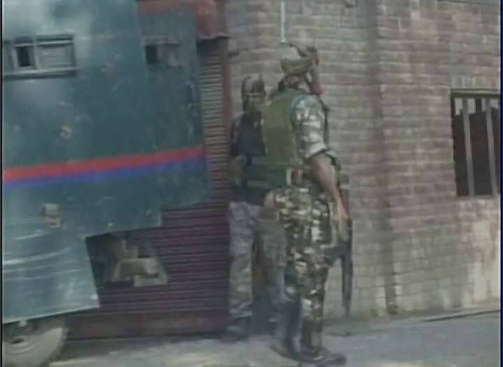 The security personnel were prepared for the search operation at the cordon/barricade in Shanker Gund Brath area when the terrorists fired at them that subsequently led to the gunfight. (ANI)