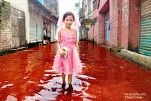 The Truth Behind This Girl\'s Picture Standing On A \'Bloody Bangladeshi Steet\'