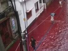 The Truth Behind This Girl\'s Picture Standing On A \'Bloody Bangladeshi Steet\'