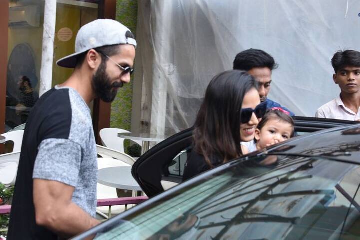 Becoming parents is a feeling of bliss! Shahid and Mira were on cloud 9 the day their lucky charm arrived in this world. (Image Courtesy - Manav Manglani)