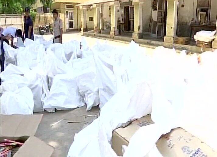 Cops bust an illegal cracker factory in Dera during their second day of search operation/ ANI Image
