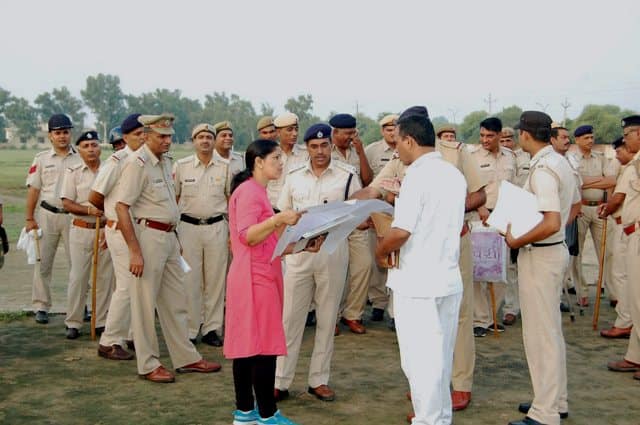 Two secret tunnels, including one that connected the Dera Sacha Sauda chief's residence with the hostel for female disciples, and an illegal firecracker factory were unearthed on Saturday. Photo: PTI