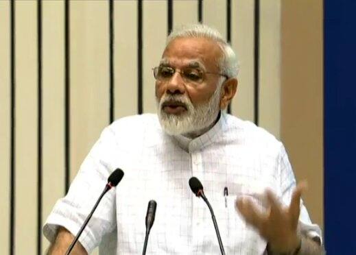 Paying tribute to Swami Vivekananda, Modi said, “Today is 9/11...this day became widely spoken about after 2001 but there was another 9/11 of 1893 which we remember…The 9/11 of 1893 was about love, harmony and brotherhood.”