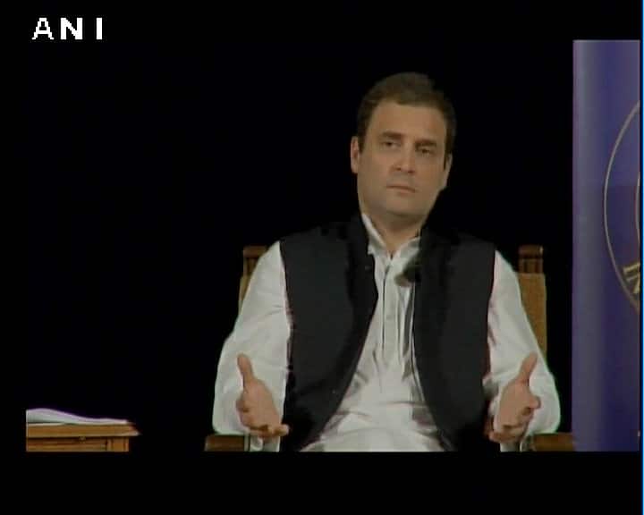 Hitting out at the NDA government Congress' youth leader said,