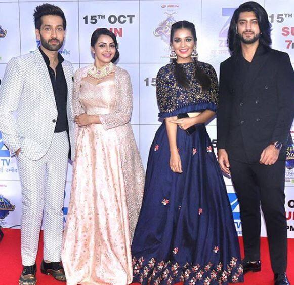 The ‘Ishqbaaz’ crew was undoubtedly looking charming as ever. Nakuul Mehta’s hot look has definitely stolen millions of hearts while Kunal Jai Singh looked decent. The divas, Shrenu Parikh and Mansi Srivastava were all set to shine in their beauty with their sparkling gowns. (Image Courtesy- Instagram)