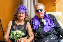 Reunited after 50 years, couple marries in hospital room