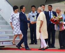PM Modi, Shinzo Abey Conduct Roadshow In Ahmedabad, Travel In Open Vehicle