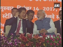 Modi, Abe Lay Foundation Stone For High-Speed Rail Project 