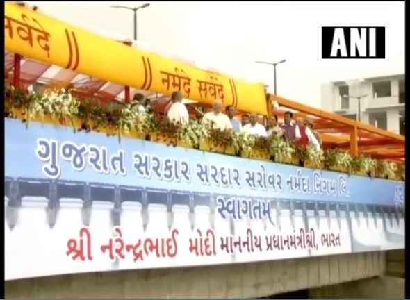 The foundation stone was laid as on April 5, 1961, by former PM Jawaharlal Nehru but it took 56 years to complete dam's construction. It is said to be the world's second biggest dam. (Image: ANI)