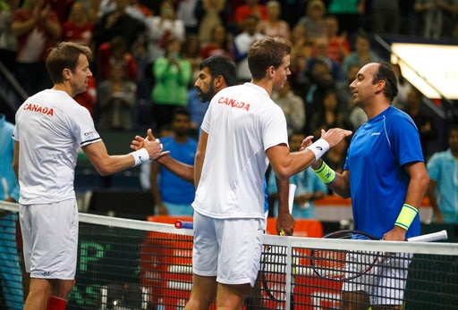 Davis Cup: Bopanna-Raja defeat puts India down 1-2 against Canada Davis Cup: Bopanna-Raja defeat puts India down 1-2 against Canada