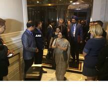 Sushma reaches New York for UNGA session; to hold talks with Japan, US over China