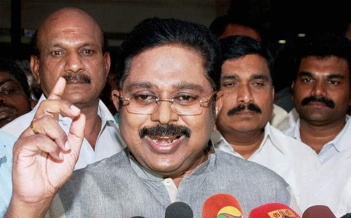 Sidelined AIADMK leader T T V Dhinakaran claimed that legislators supporting him would not have been disqualified had Governor Ch Vidyasagar Rao acted on time on their plea against Chief Minister K Palaniswami. Image: PTI-File