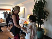 New York: EAM Sushma Swaraj meets Ivanka Trump, Discusses Women Empowerment