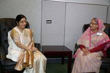 Swaraj Meets Hasina, No Discussion On Rohingyas