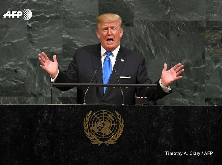 Trump at UN: if forced to defend, will totally destroy North Korea Trump at UN: if forced to defend, will totally destroy North Korea