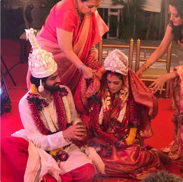 The actress got married to her beau, Shivam Tewari, in an intimate ceremony in Pune and only close friends of the couple and a few relatives were invited to be a part .