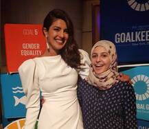 Priyanka Chopra speaks on \'Girl Empowerment\' at UN\'s Golden Goals Awards