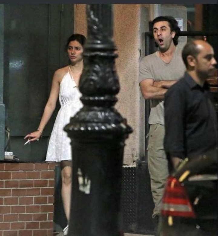The two new lovebirds seem to have some silence moments together while smoking up.