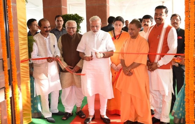 PM Modi inaugurates 17 projects, lays foundation stone of six more in Varanasi PM Modi inaugurates 17 projects, lays foundation stone of six more in Varanasi