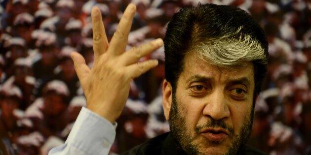 Shah, chief of the Jammu and Kashmir Democratic Freedom Party, also received funds through 'hawala' from Pakistan. Rs 62 Lakh has also been seized from him. (Photo: AFP)