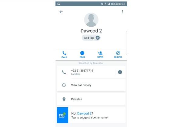 The former Aam Aadmi Party leader said the Truecaller app -- which reveals caller identity -- showed that the number belongs to