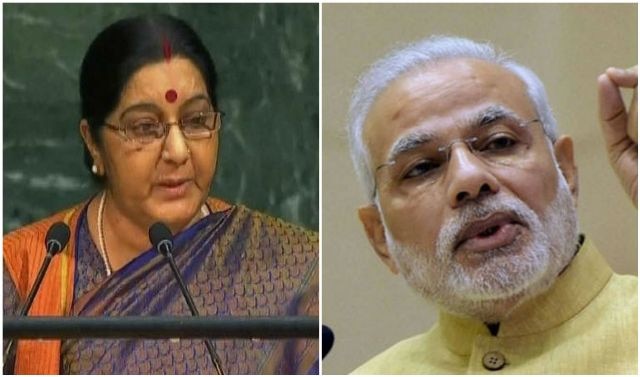 PM hails Sushma Swaraj for her UN General Assembly speech PM hails Sushma Swaraj for her UN General Assembly speech