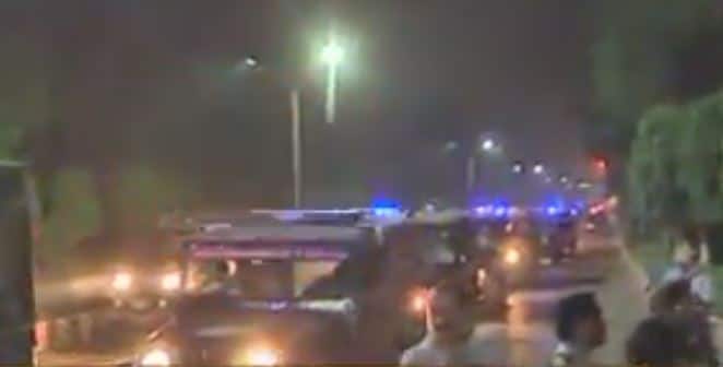 1500 policemen are present inside campus. (Image: ABP Live)