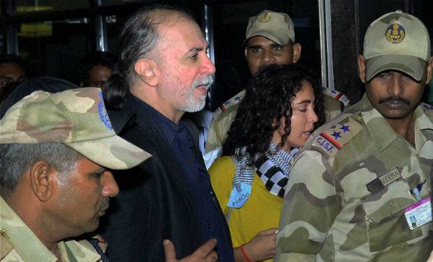 Tejpal has been accused of sexually assaulting a junior female colleague in the elevator of a hotel in north Goa during an event in November three years ago. Tejpal was subsequently arrested but is now out on bail. The trial in the case is set to begin on November 21. Photo: PTI