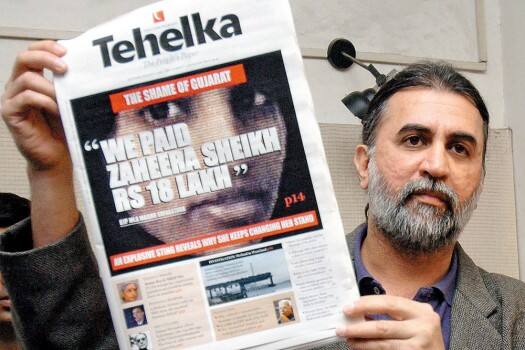 The lawyer representing Tejpal pleaded before the Mapusa court in Goa to put the trial on hold as a petition challenging the framing of charges is already pending before the Bombay High Court at Goa. Photo: AFP