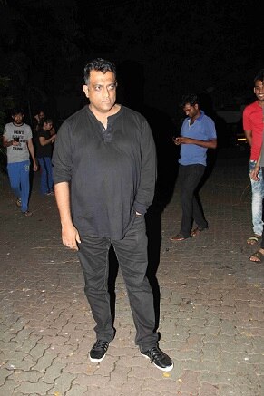 Barfi’s director Anurag Basu was all happy posing for the cameras. 