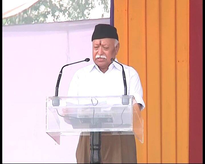 The finances of anti-national elements' were cut off & their relations with Pak exposed, yielded positive results: Mohan Bhagwat on Kashmir (Image: ABP Live)