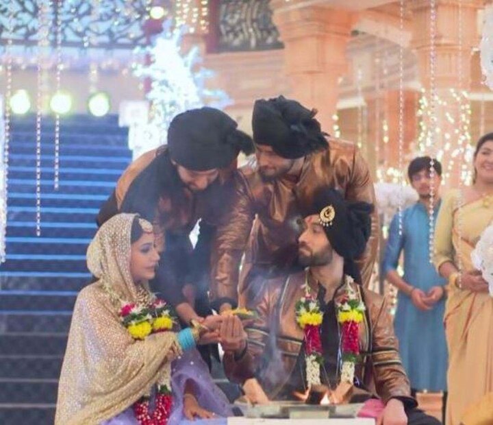 Anika’s Kanyadan is done by Rudra and Omkara. (Image Courtesy - Instagram)