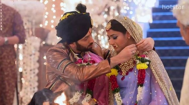 Congratulations to Anika (Surbhi Chandna) and Shivaay (Nakuul Mehta). (Image Courtesy - Instagram)
