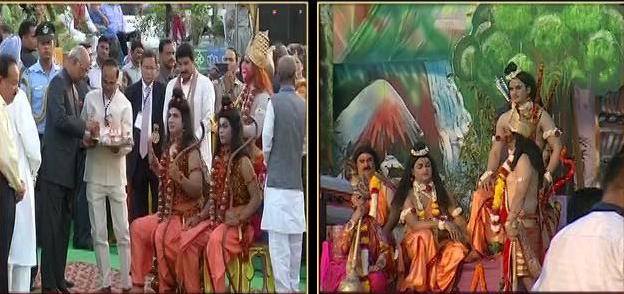 IN PICS: PM Modi participates in Vijayadashmi celebrations at Delhi’s Red Fort Ground