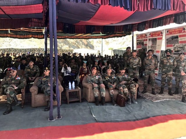 This is Sitharaman's first visit to Jammu and Kashmir as Defence Minister. (Image: Twitter)