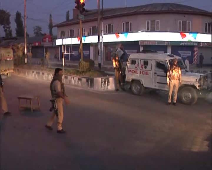 He said the attack took place at 4.00 am and exchange of firing was going on between the militants and security forces.