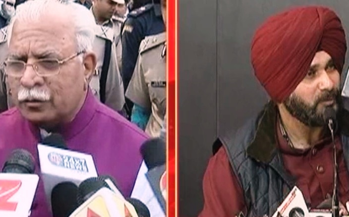 Khattar alleges 'Punjab Police has shielded Honeypreet', Sidhu says 'there's no proof' Khattar alleges 'Punjab Police has shielded Honeypreet', Sidhu says 'there's no proof'