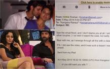 Kangana Ranaut\'s Sister Shares Mail From Hrithik Roshan, Calls Him \'Creep\'