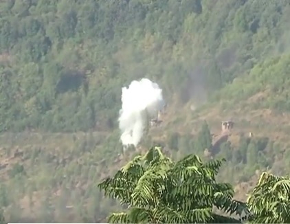 Poonch: Pakistani army resorts to firing on LoC Poonch: Pakistani army resorts to firing on LoC