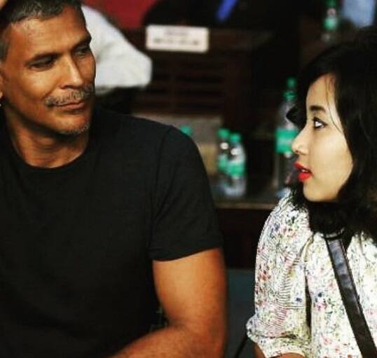 Ankia who is from Guwahati, Assam is said to have known Hindi, English, Bengali, Assamese and French. She is currently working as an air hostess with Air Asia. (Image- Instagram @milindrunning)